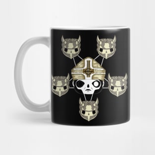 Ghost pentagram Mug